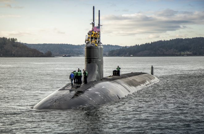 USS Connecticut Pulls Into San Diego After Surface Transit From Guam