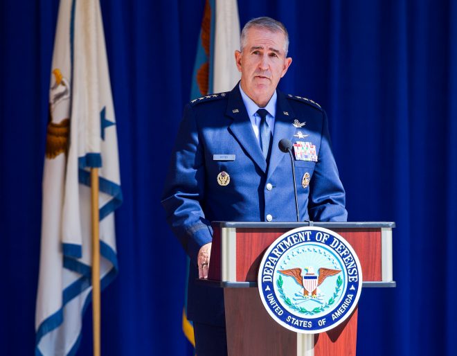 Joint Chiefs Vice Chair Hyten Concerned About Potential Gap in Position When He Leaves Next Month