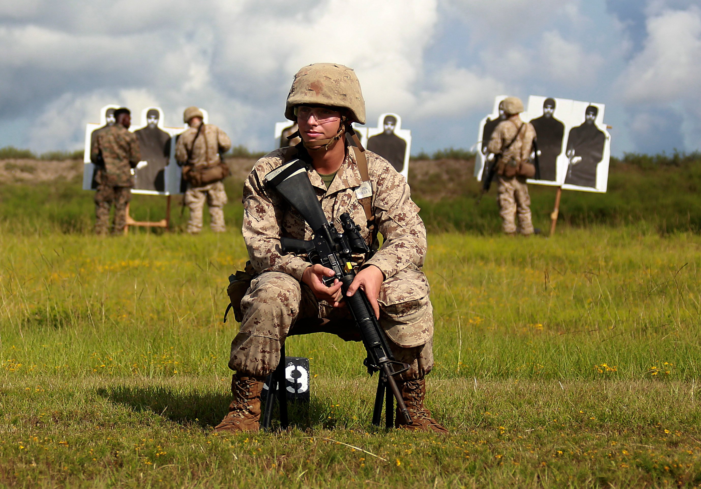 marines in training
