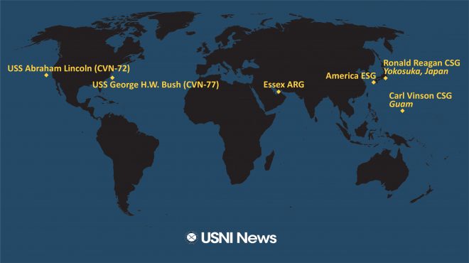 USNI News Fleet and Marine Tracker: Nov. 15, 2021