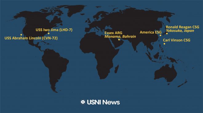 USNI News Fleet and Marine Tracker: Nov. 22, 2021