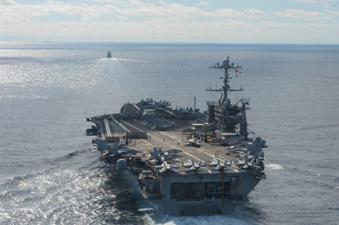 SECDEF Orders U.S. Carrier USS Harry S. Truman to Stay in Mediterranean to Reassure Allies