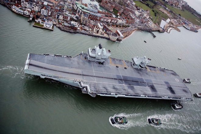 U.K. Carrier HMS Queen Elizabeth Wraps 7-Month Maiden Deployment