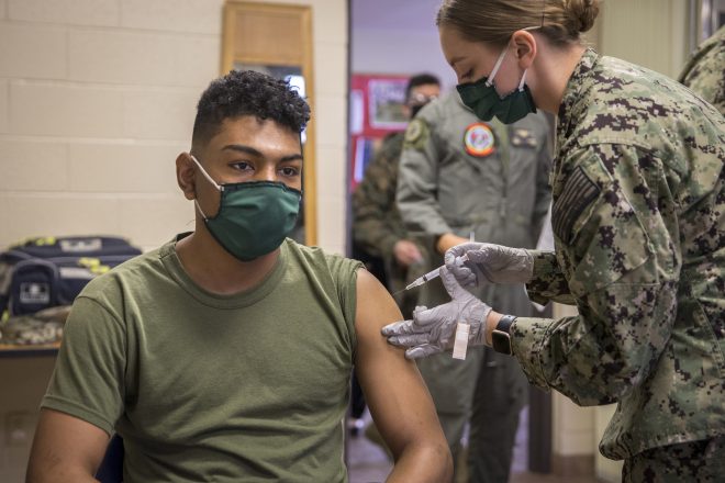About Five Percent of Active-duty Coast Guard Personnel Remain Unvaccinated; 206 Marines Separated for Vaccine Refusal