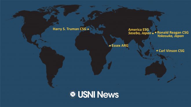 USNI News Fleet and Marine Tracker: Dec. 20, 2021