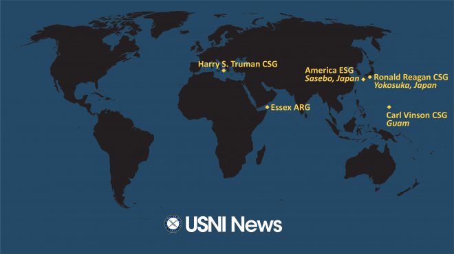 USNI News Fleet and Marine Tracker: Dec. 27, 2021