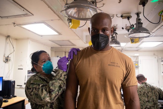 Navy Separates 23 Active-Duty Sailors for Refusing COVID-19 Vaccine