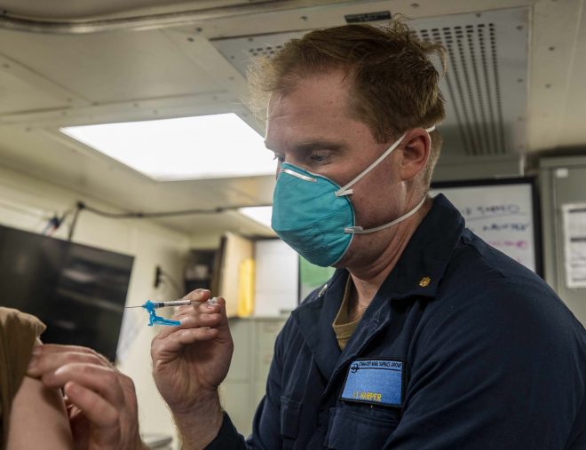 Navy Separates Two More Sailors for COVID-19 Vaccine Refusal