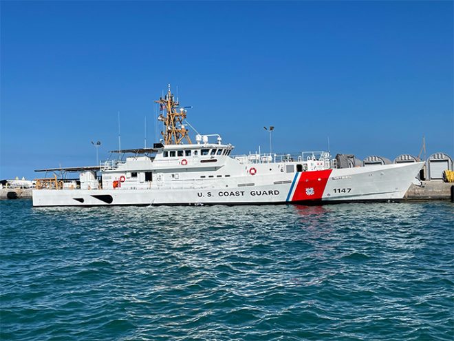 Coast Guard Takes Delivery of Sixth Bahrain-Based Fast Response Cutter