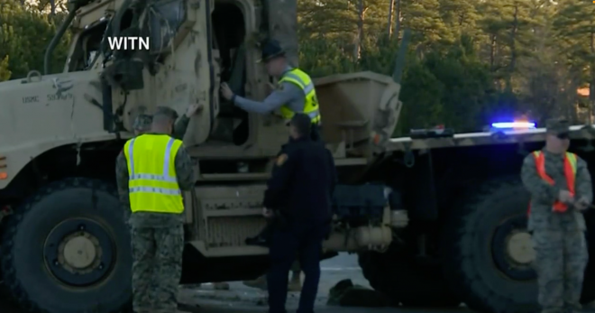 N.C. State Highway Patrol: Two Marines Killed in Truck Rollover Near Camp Lejeune