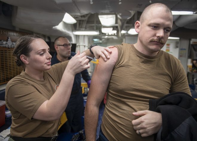 Navy COVID-19 Vaccine Separations Drop as Injunction Takes Hold