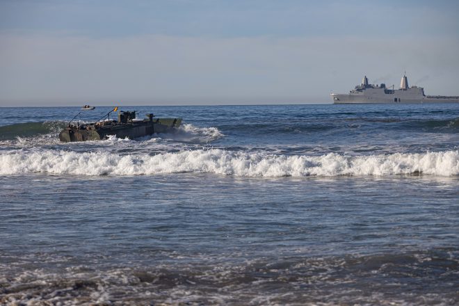 Marines' ACV Resume Water Operations from USS Anchorage After Operational Pause