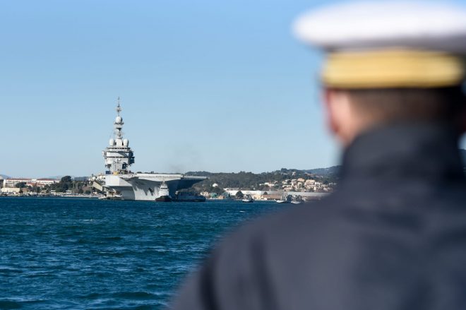 French Carrier Charles de Gaulle Leaves for 2022 Deployment with U.S. Destroyer