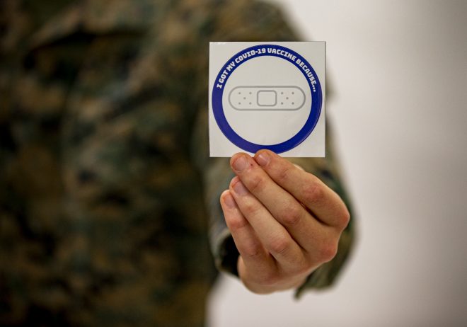 Marine Corps Continues to Lead COVID-19 Vaccine Separations