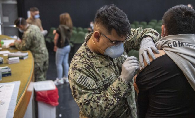 Navy Separates More Than a 1,000 Sailors for COVID-19 Vaccine Refusal
