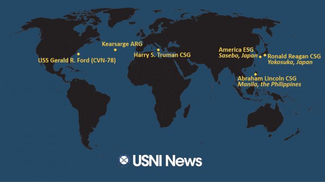 USNI News Fleet and Marine Tracker: March 28, 2022