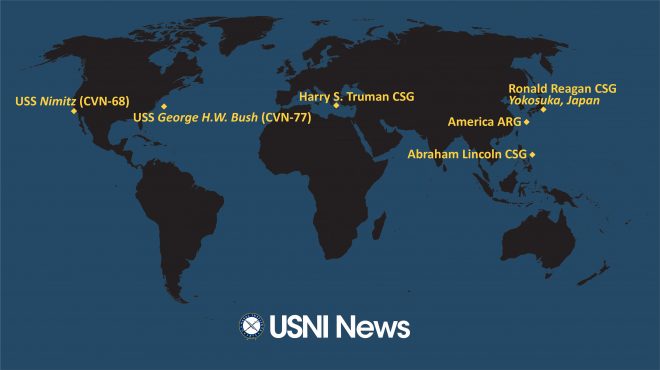 USNI News Fleet and Marine Tracker: March 7, 2022