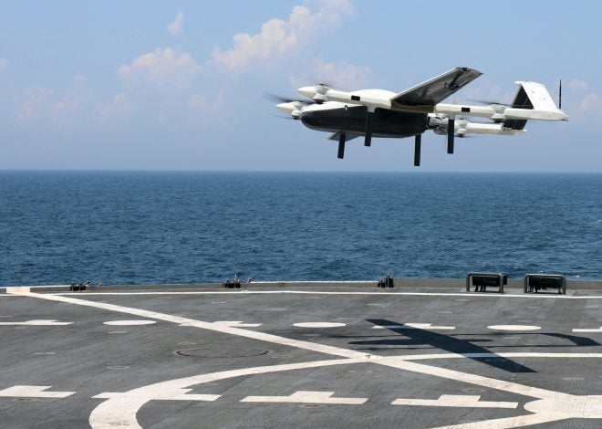 Navy to Deploy Up to Four Cargo Drones on an Aircraft Carrier this Year