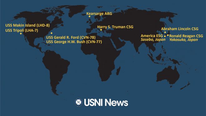 USNI News Fleet and Marine Tracker: April 11, 2022