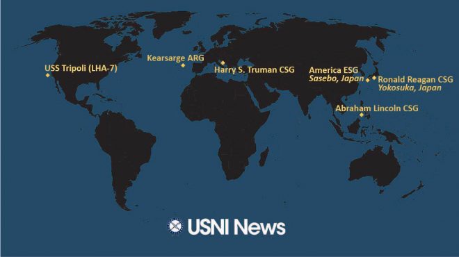 USNI News Fleet and Marine Tracker: April 4, 2022