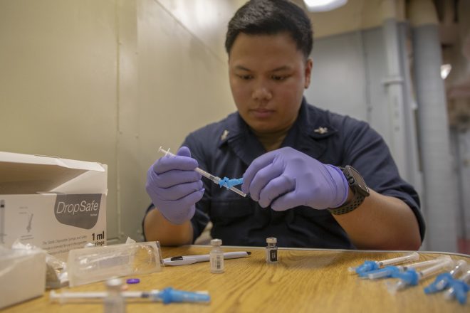 Navy Nearing 1,000 COVID-19 Vaccine Denial Separations
