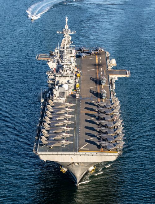 USS Tripoli Quietly Leaves on Maiden Deployment