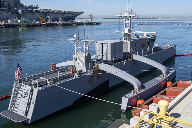 New Navy Unmanned Command Will Send 4 Experimental Large USVs to RIMPAC