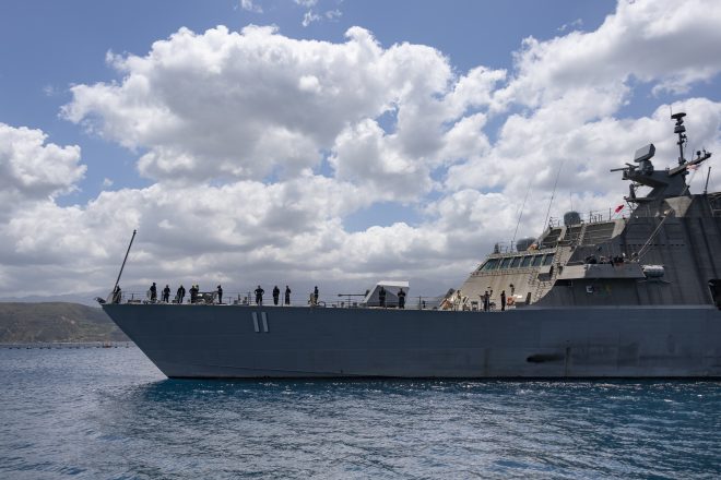 Littoral Combat Ship USS Sioux City Now Operating in the Middle East