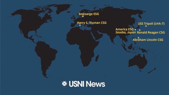 USNI News Fleet and Marine Tracker: May 16, 2022