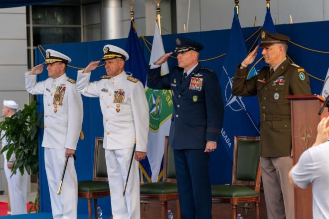 Munsch Takes Command of U.S. Naval Forces in Europe, Africa