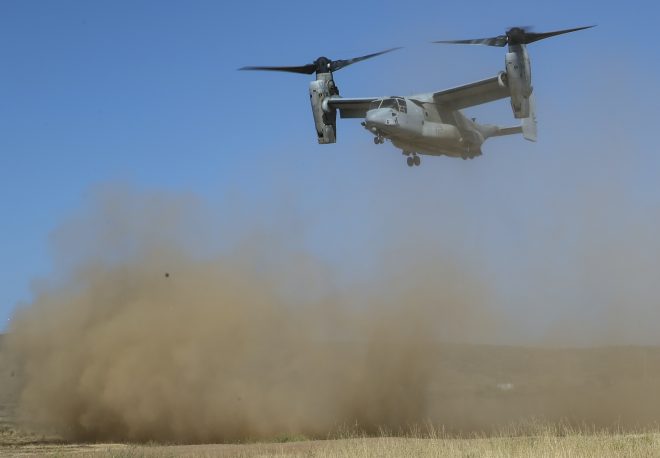 UPDATED: Status of 5 Marines Unknown Following MV-22B Osprey Crash in Southern California