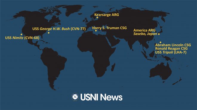USNI News Fleet and Marine Tracker: June 13, 2022