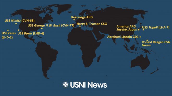 USNI News Fleet and Marine Tracker: June 23, 2022