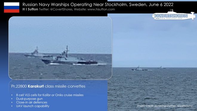Russian Corvettes Spotted Shadowing BALTOPS Exercise