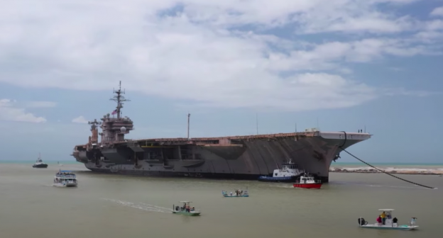 Former Carrier Kitty Hawk Arrives in Brownsville for Scrapping - USNI News