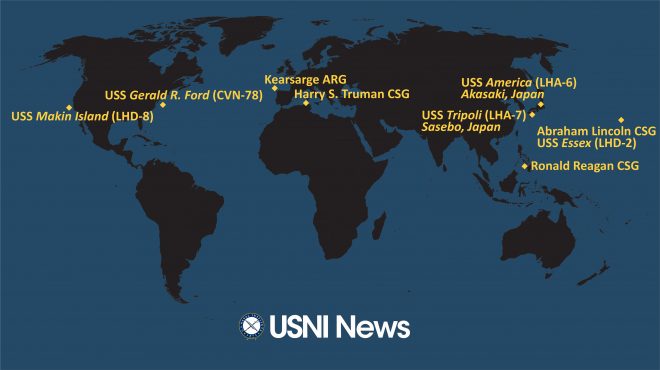 USNI News Fleet and Marine Tracker: July 11, 2022