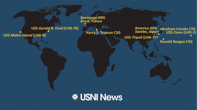 USNI News Fleet and Marine Tracker: July 7, 2022