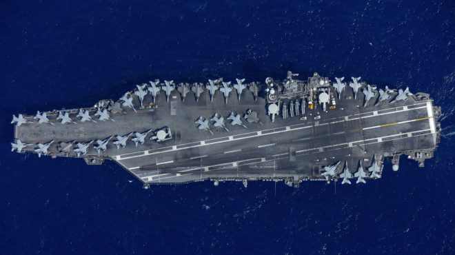 9 Sailors Suffer Minor Injuries in Fire Aboard Aircraft Carrier USS Abraham Lincoln