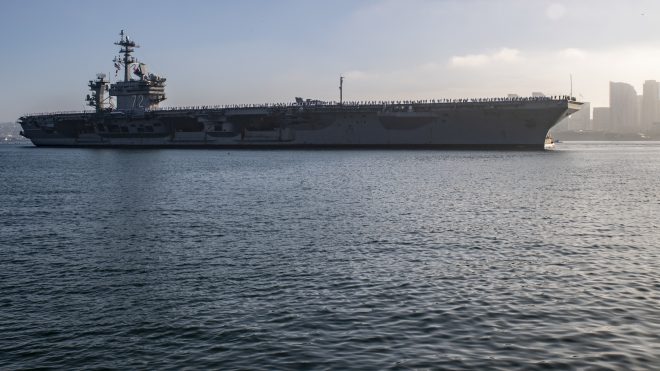 HII Wins $528M San Diego Aircraft Carrier Maintenance Contract