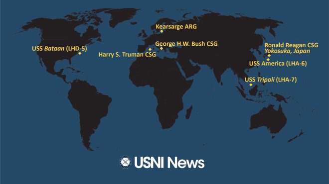USNI News Fleet and Marine Tracker: Aug. 29, 2022