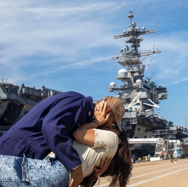 VIDEO: Carrier USS George H.W. Bush Deploys, Set to Relieve Harry S. Truman Strike Group in Europe