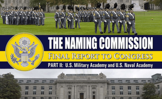 Military Naming Commission Report on U.S. Military Academies