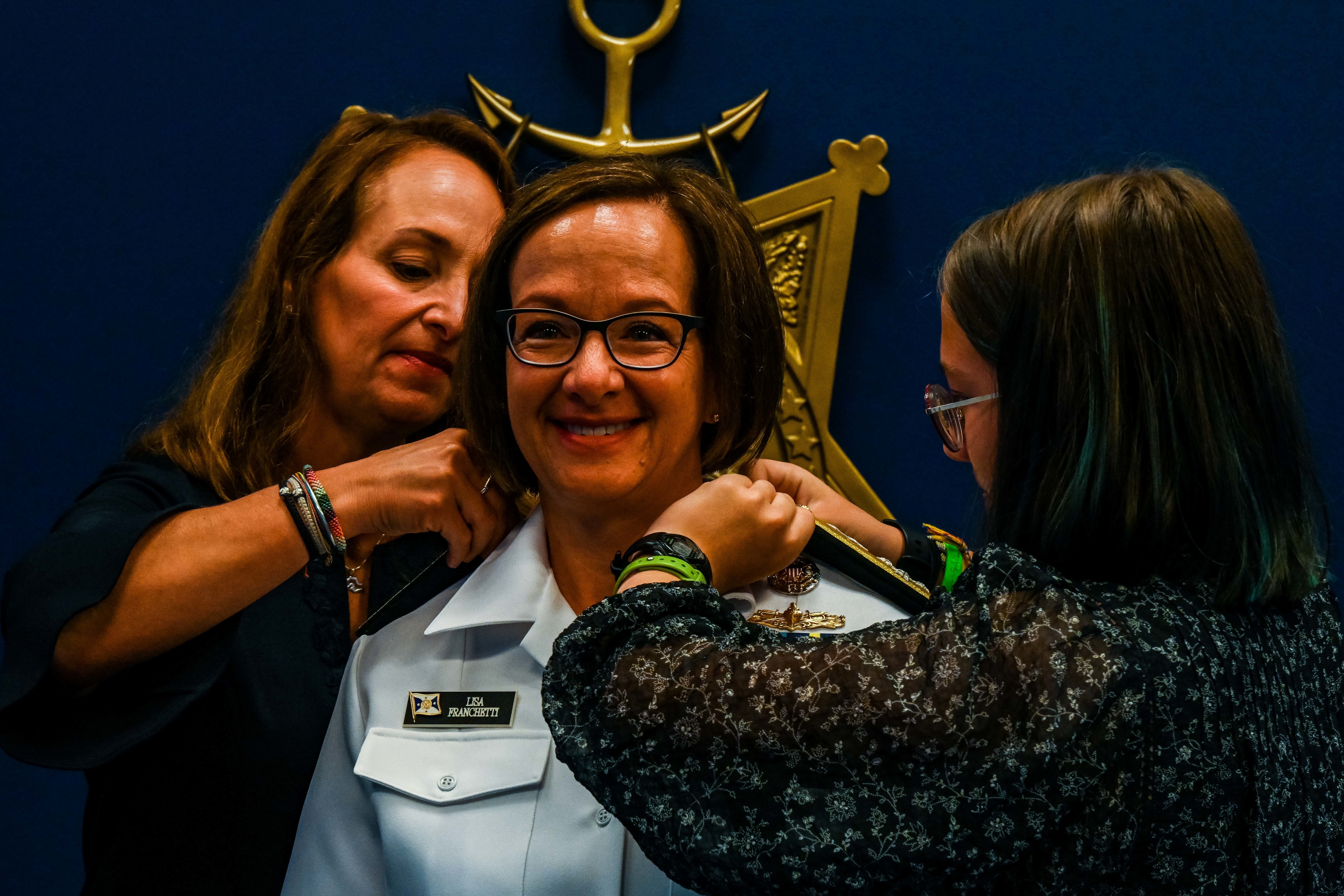 Lisa Franchetti Takes Helm as Vice Chief of Naval Operations, Second Woman in Position photo