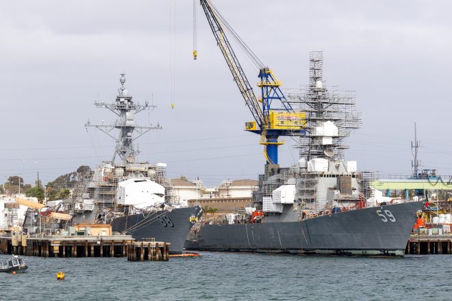 Chinese Fleet Expansion Pushing U.S. Navy to Catch Up on Maintenance