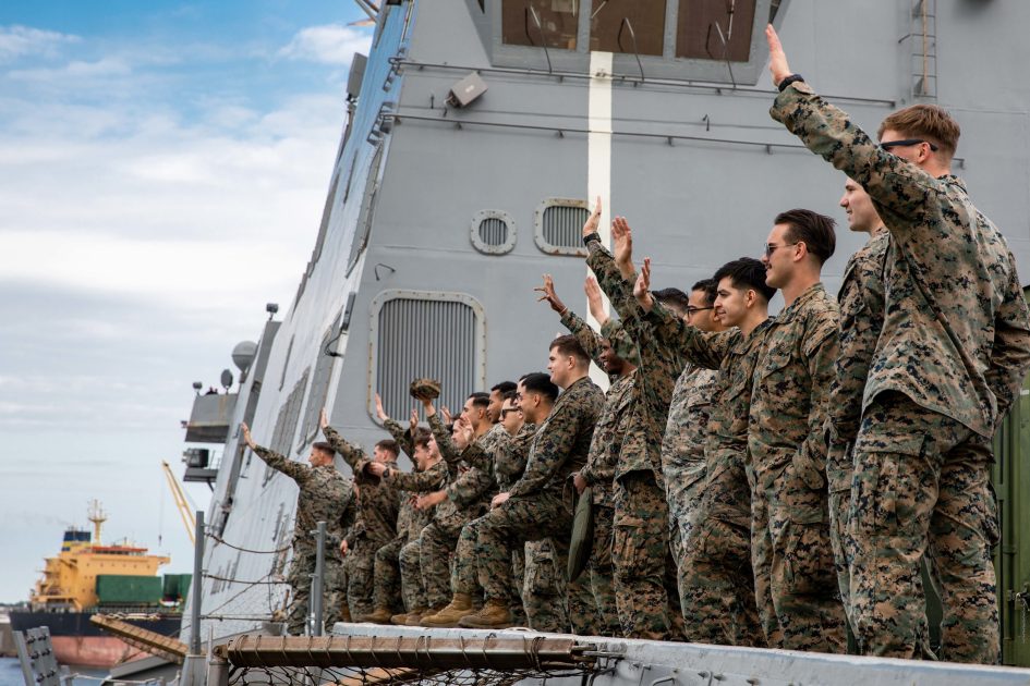 22nd Marine Expeditionary Unit Returns Home From Extended European ...