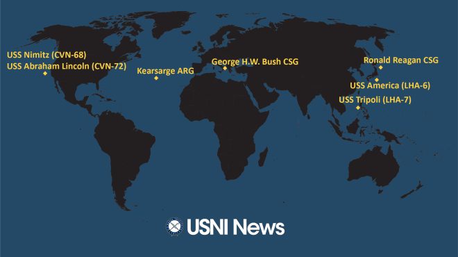 USNI News Fleet and Marine Tracker: Oct. 3, 2022