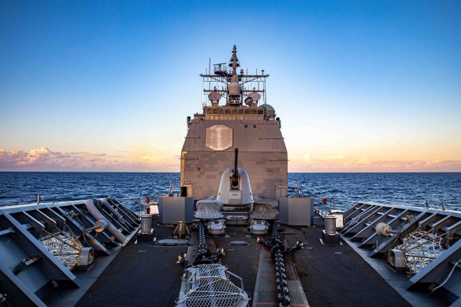 USS Chancellorsville Performs South China Sea FONOP, Draws Chinese Protests
