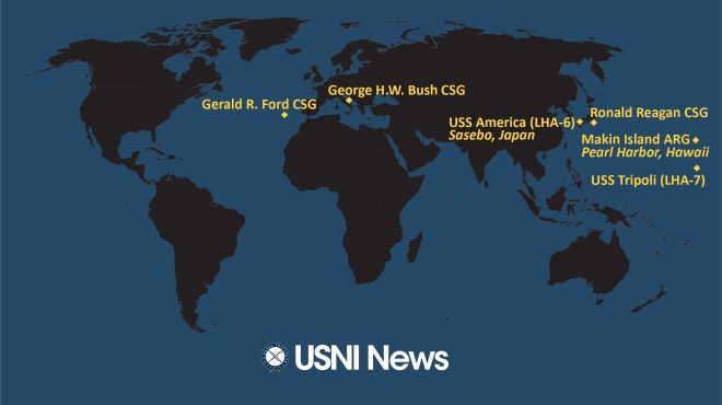 USNI News Fleet and Marine Tracker: Nov. 21, 2022