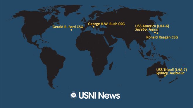 USNI News Fleet and Marine Tracker: Nov. 7, 2022