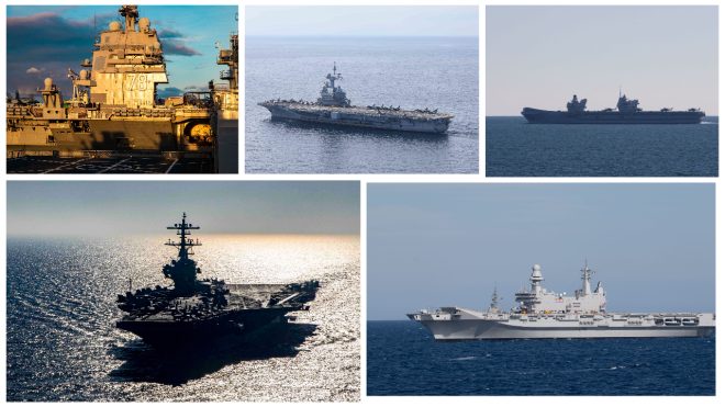 5 Aircraft Carriers Set to Operate Together in Europe for NATO Exercise